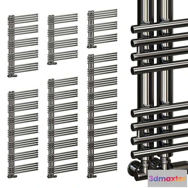 1560492 - Cordivari Kelly towelrail polished 3D Max