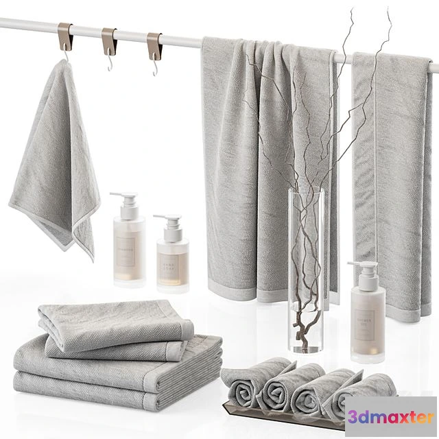 1560534 - Decorative set for bathroom 04 3D Max