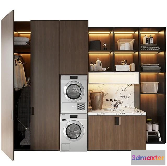 1560655 - Laundry set (Poliform) 3D Max