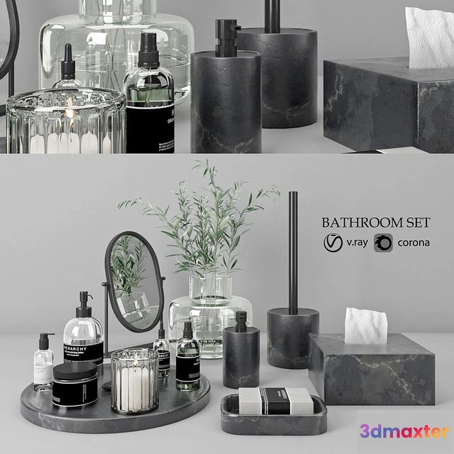 1561120 - Bathroom set 20 3D Max