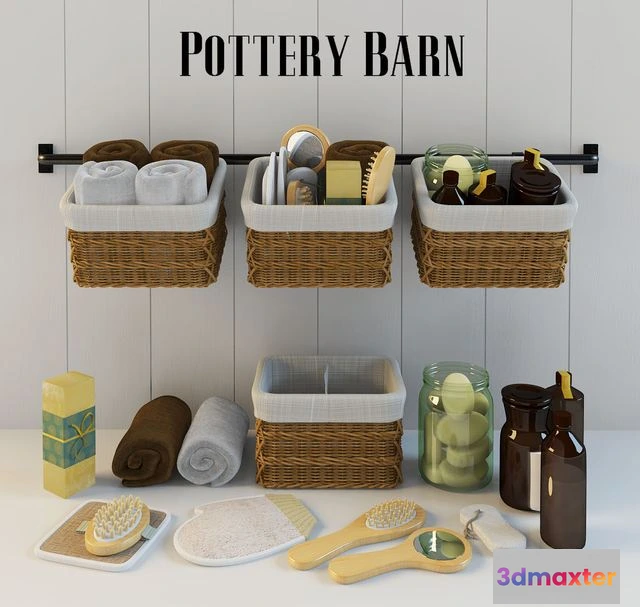 1561300 - Decor for bathroom Pottery barn 3D Max