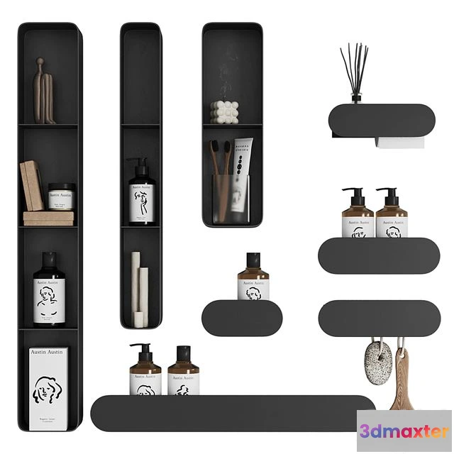 1561519 - Tezza bathroom accessories 3D Max