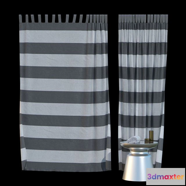 1565288 - bathroom curtains 3D Max