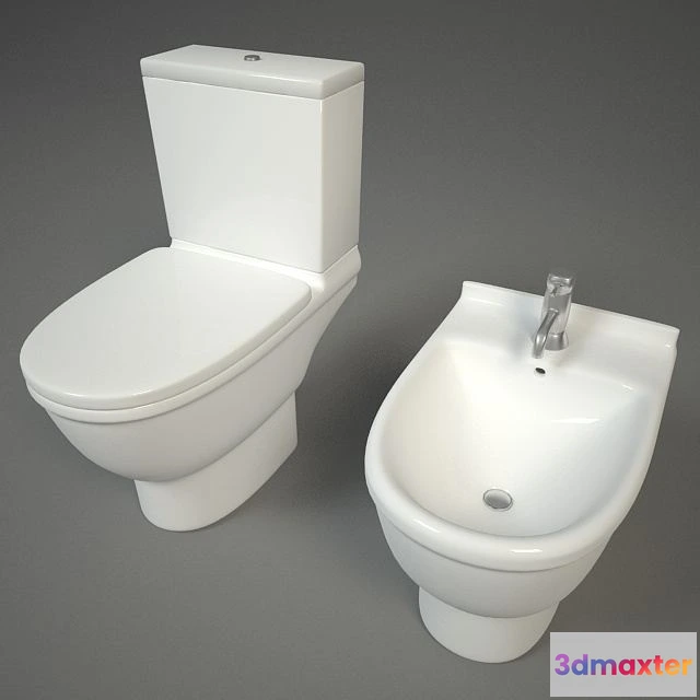 1565630 - Toilet bidet Duravit Starck 3 3D Max