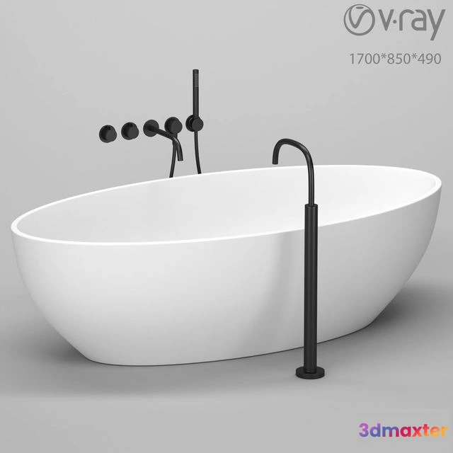 1566078 - free_standing_bathtub_01 3D Max