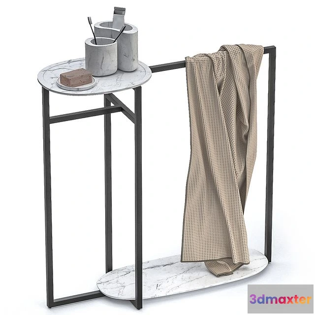 1566144 - Freestanding towel rack 3D Max