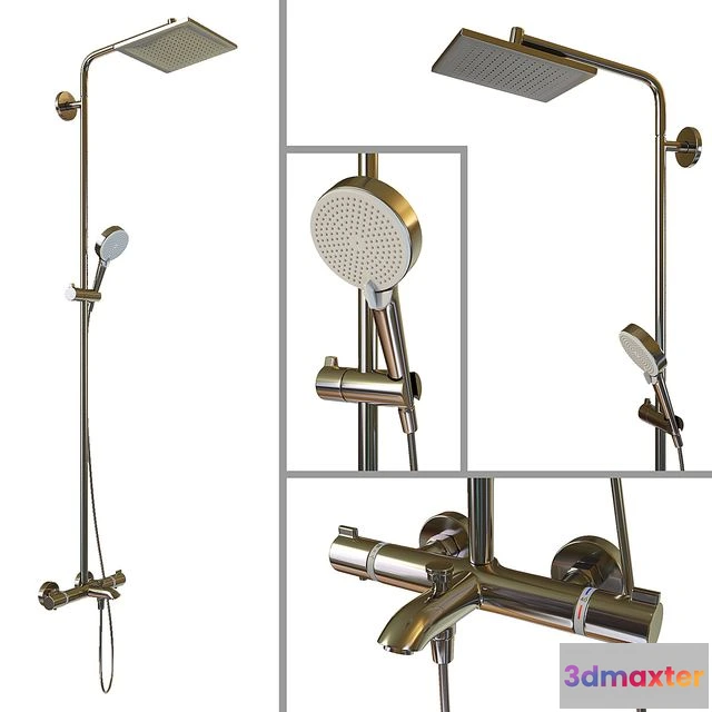 1566172 - SHOWER STAND Hansgrohe Crometta E 240 1jet 3D Max