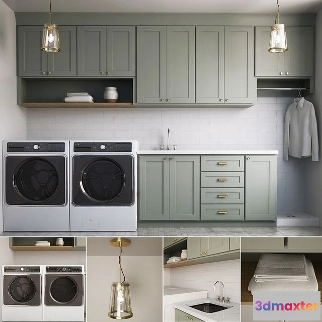 1566620 - Washing and drying machine Kenmore Elite I Laundry_02 3D Max