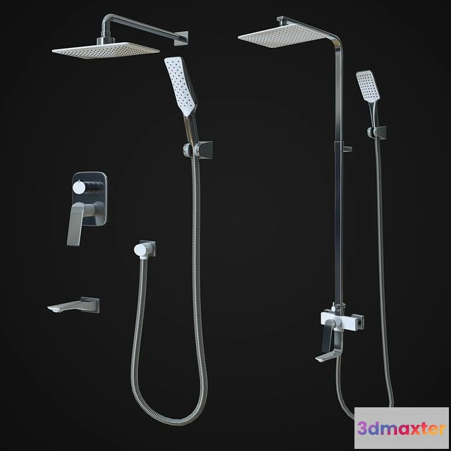1566936 - LeMark Allegro Shower Set 3D Max