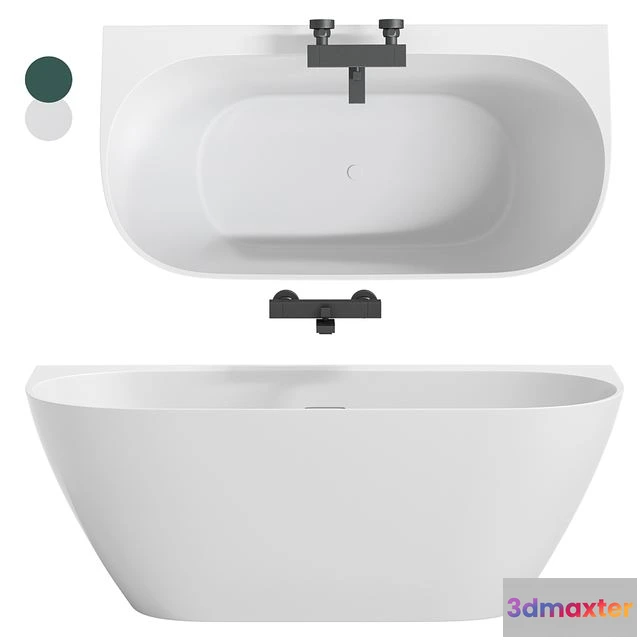 1568026 - Bathtub Salini sofia wall 3D Max