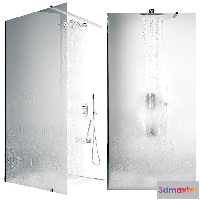 1568128 - Walk-in shower Ravak 3D Max