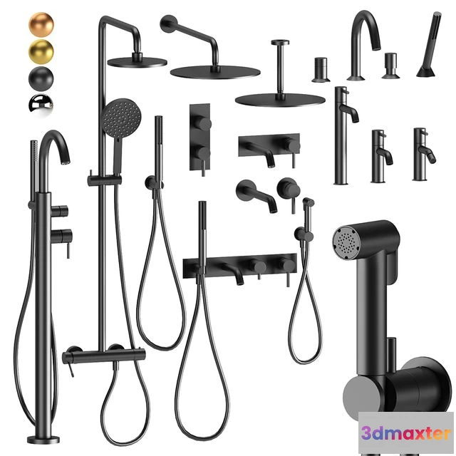 1568414 - Fantini Nostromo sanitary ware set 3D Max