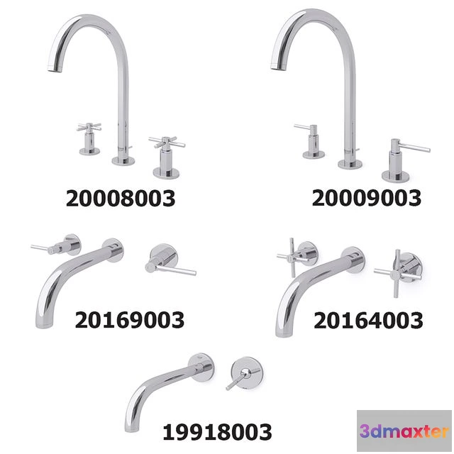 1568678 - Mixers Grohe Atrio New SET 2 3D Max