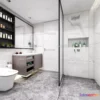 1570298 - Nordic Style Interior 3D Blocks - Bathroom 3D Model - 512 3D Max