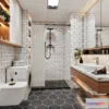 1570310 - Nordic Style Interior 3D Blocks - Bathroom 3D Model - 518 3D Max