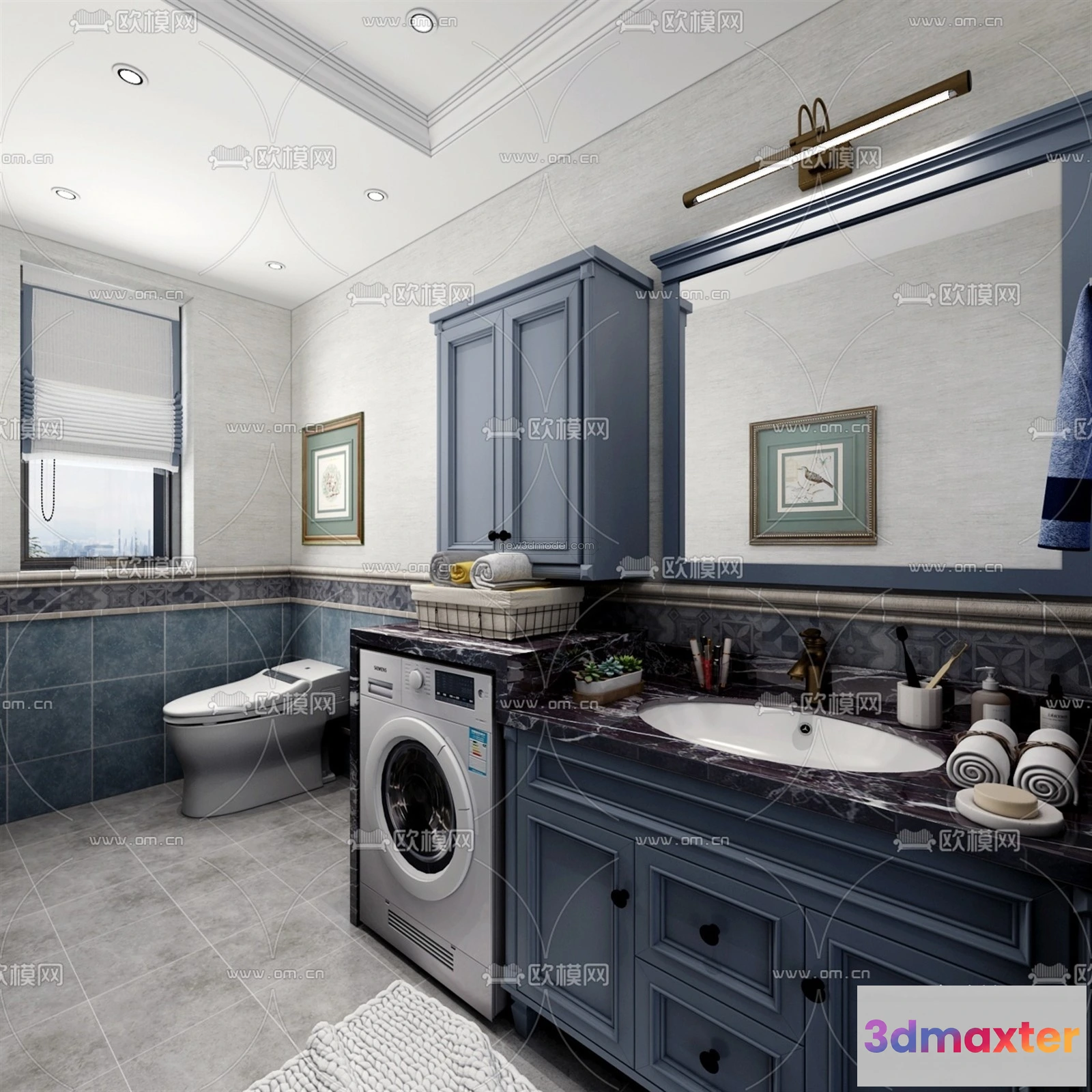 1570364 - Europe Style Interior 3D Blocks - Bathroom 3D Model - 330 3D Max