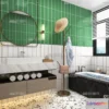 1570430 - Morandi Style Interior 3D Blocks - Bathroom 3D Scene - 199 3D Max
