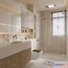 1570460 - Modern Style Interior 3D Blocks and 3D Models - Bathroom 3D Scene - 634 3D Max