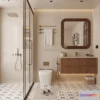 1570468 - Modern Style Interior 3D Blocks and 3D Models - Bathroom 3D Scene - 638 3D Max