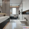 1570476 - Modern Style Interior 3D Blocks and 3D Models - Bathroom 3D Scene - 642 3D Max