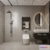 1570492 - Modern Style Interior 3D Blocks and 3D Models - Bathroom 3D Scene - 650 3D Max