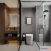 1570494 - Modern Style Interior 3D Blocks and 3D Models - Bathroom 3D Scene - 651 3D Max