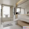 1570498 - Modern Style Interior 3D Blocks and 3D Models - Bathroom 3D Scene - 653 3D Max