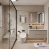 1570512 - Modern Style Interior 3D Blocks and 3D Models - Bathroom 3D Scene - 660 3D Max