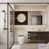 1570522 - Modern Style Interior 3D Blocks and 3D Models - Bathroom 3D Scene - 665 3D Max