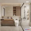 1570524 - Modern Style Interior 3D Blocks and 3D Models - Bathroom 3D Scene - 666 3D Max