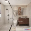 1570526 - Modern Style Interior 3D Blocks and 3D Models - Bathroom 3D Scene - 667 3D Max