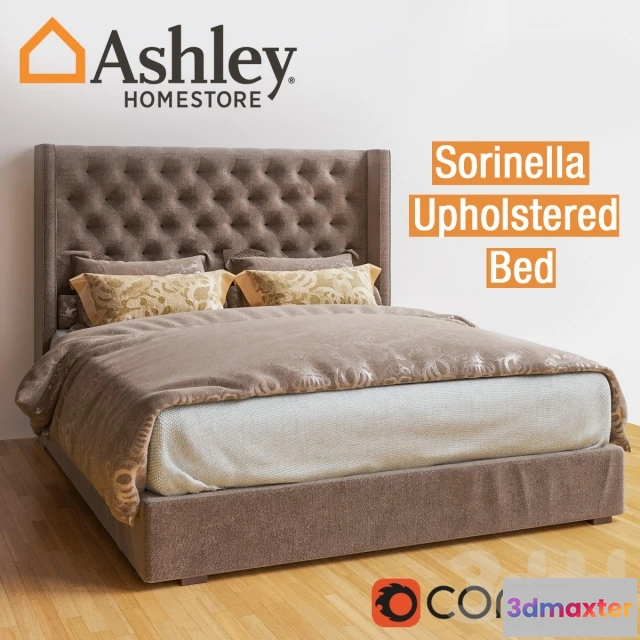 1073010 - Ashley Sorinella Upholstered Bed - 206567