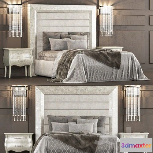 1074026 - Bed Adler DVhomecollection 3D Model - 207583