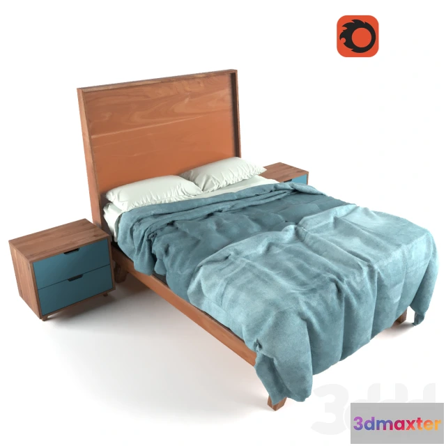 1074074 - Bed Color Blue - 207631