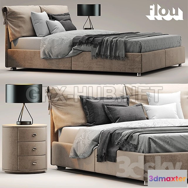 1074100 - Bed flou Letto Nathalie - 207657