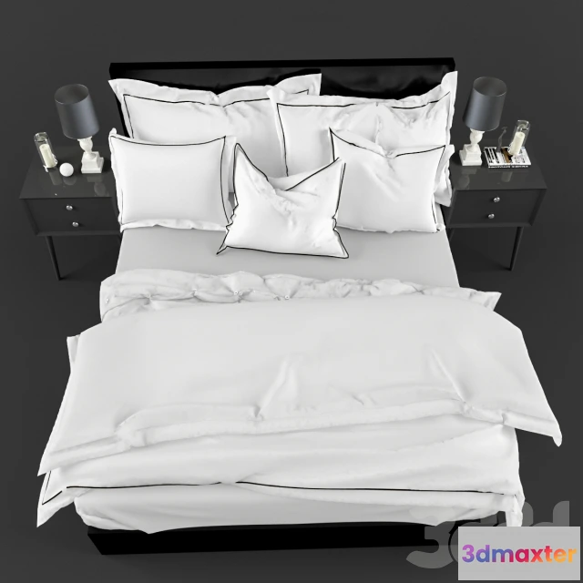 1074726 - black and white bed - 208283