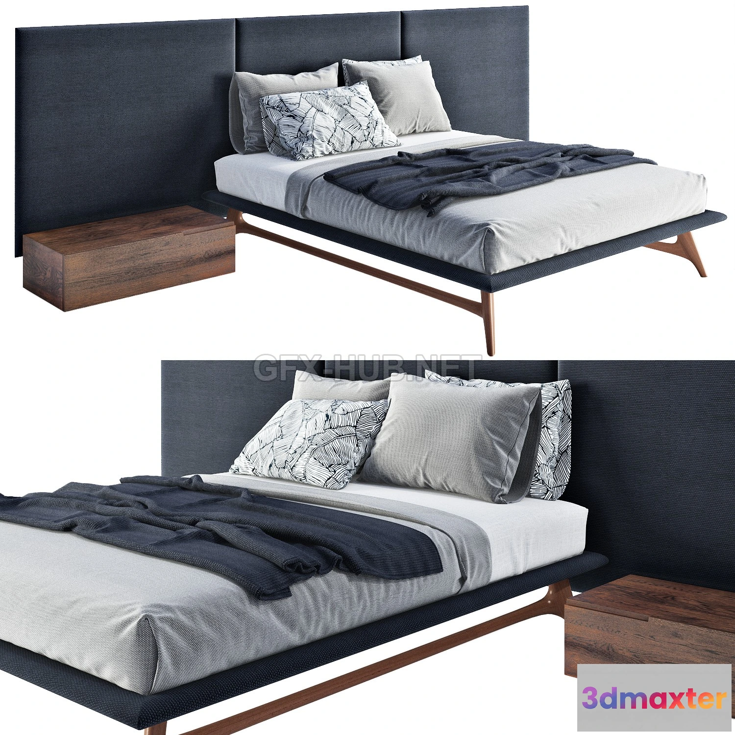 1075024 - Bolzan bed. Collection SMILE 3D model - 208581