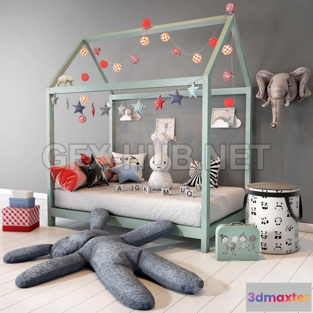 1076802 - Children bedroom Set 01 - 210359