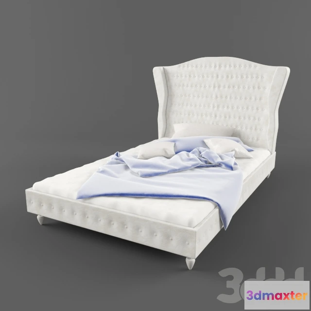 1079468 - Double bed with high headrest - 213025