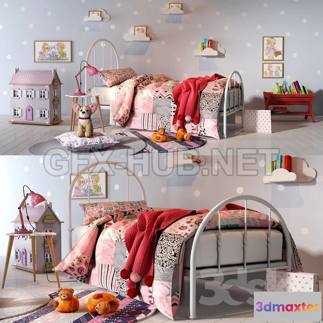 1081878 - Girl bedroom set 01 - 215435