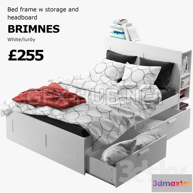 1083224 - IKEA BRIMNES BED - 216781