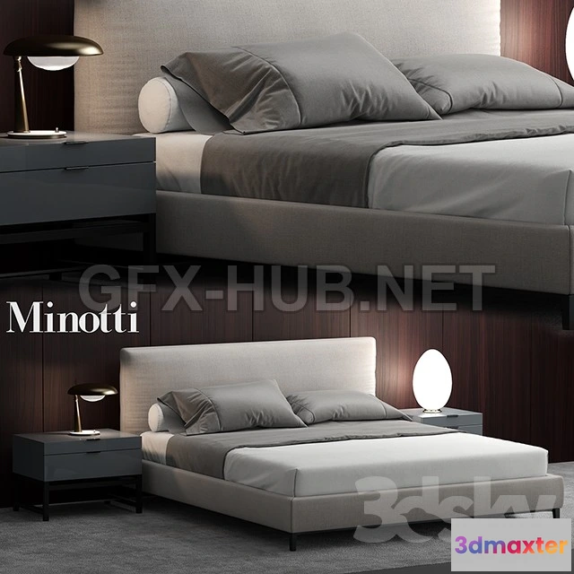 1086638 - Minotti Andersen Bed - 220195