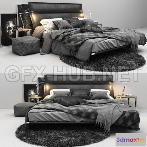 1087358 - Mr. Moonlight bed 3d model - 220915