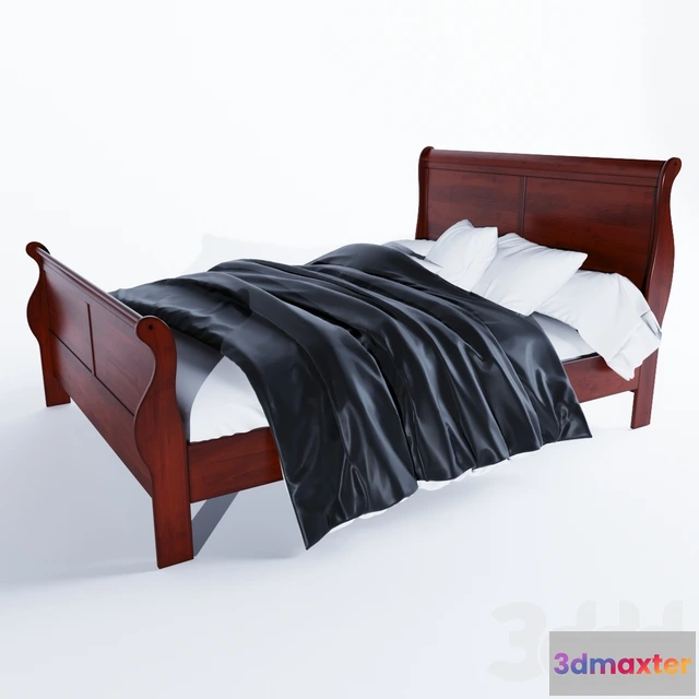 1088602 - Partridge Hill Sleigh Bed - 222159