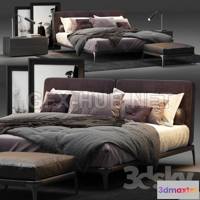 1089282 - Poliform Park Uno Bed - 222839