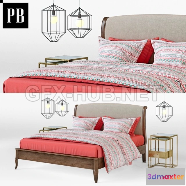 1089520 - POTTERY BARN Calistoga Bed - 223077