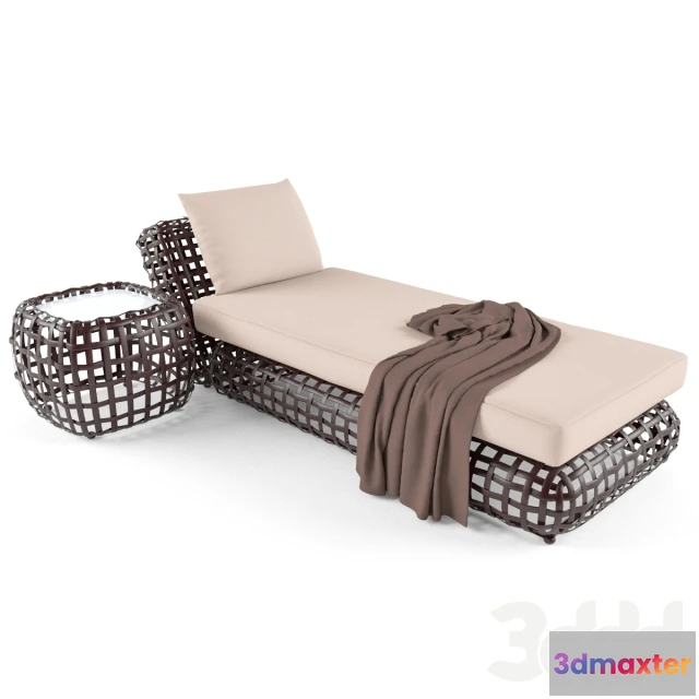 1089952 - rattan bed - 223509