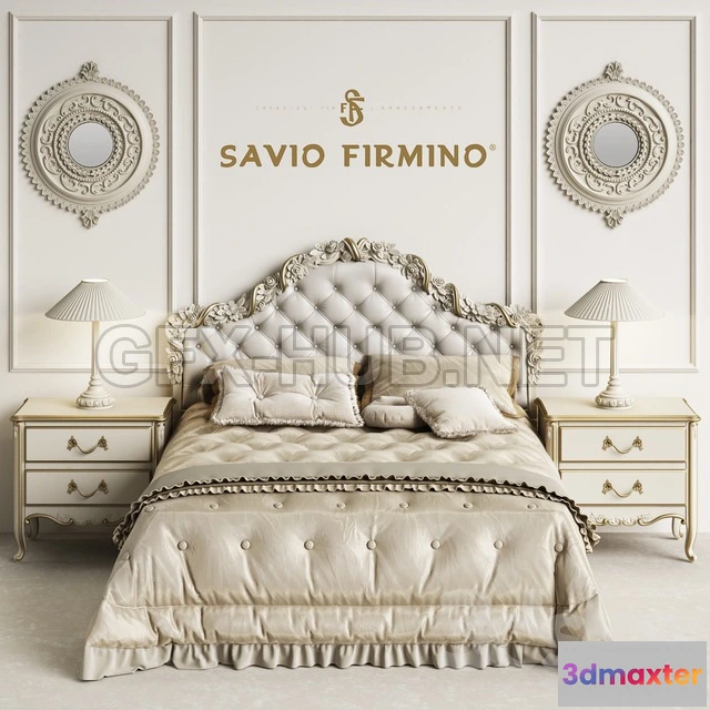 1090940 - Savio Firmino 1696 Classic Bedroom Set - 224497
