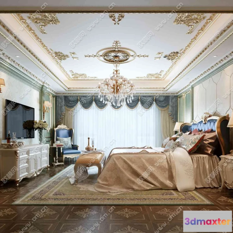 1109738 - Bedroom 3D Scenes - European - 0146