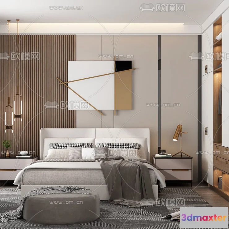 1109790 - Bedroom 3D Scenes - 0171